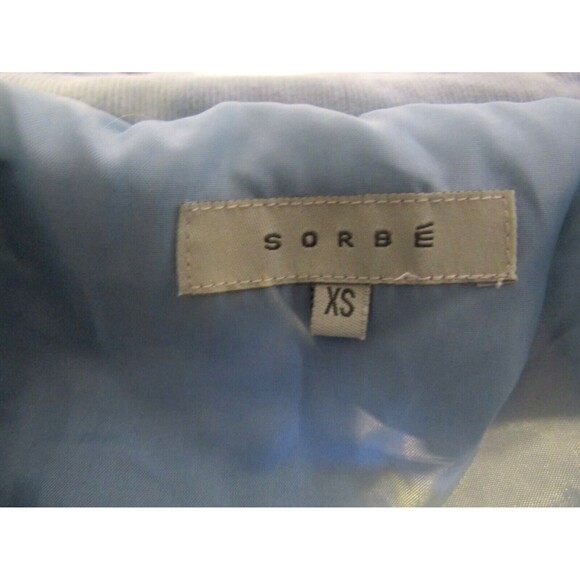 Nordstrom Sorbe’ Jacket NWT Blue Ice Full Zip Corduroy Coat Womens Size XS - Picture 6 of 9
